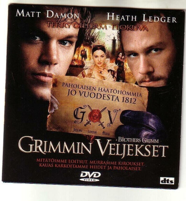 dvd, Grimmin veljekset [komedia, fantasia, seikkailu]