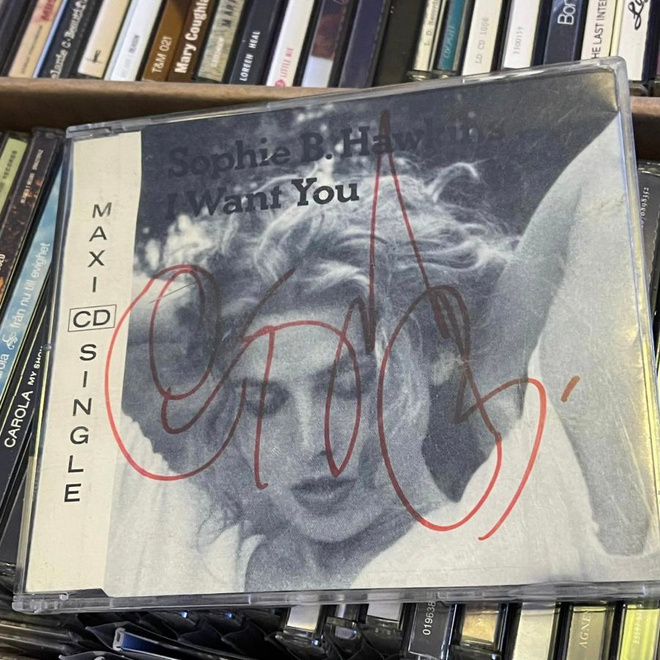 Sophie B. Hawkins – I Want You cds NIMIKIRJOITUS