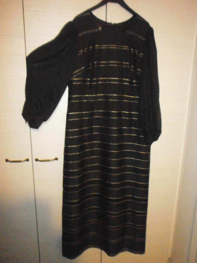 Vintage Kirjokangas iltapuku 42 