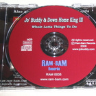 *CD* JO'BUDDY & DOWN HOME KING III Whole Lotta Things To Do - pikkukuva 3