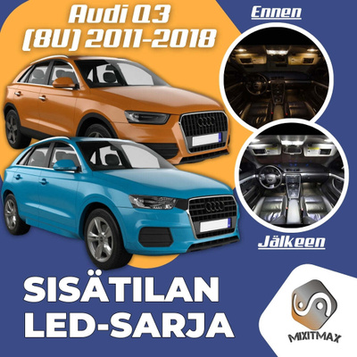 Audi Q3 (8U) Sisätilan LED-sarja 10-osainen