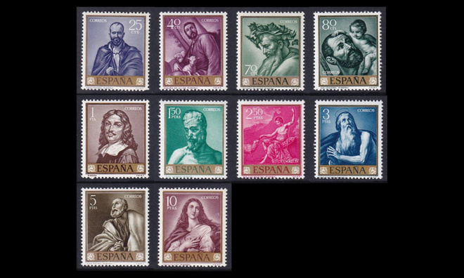 Espanja 1384-93 ** Maalauksia José de Ribera (1963)