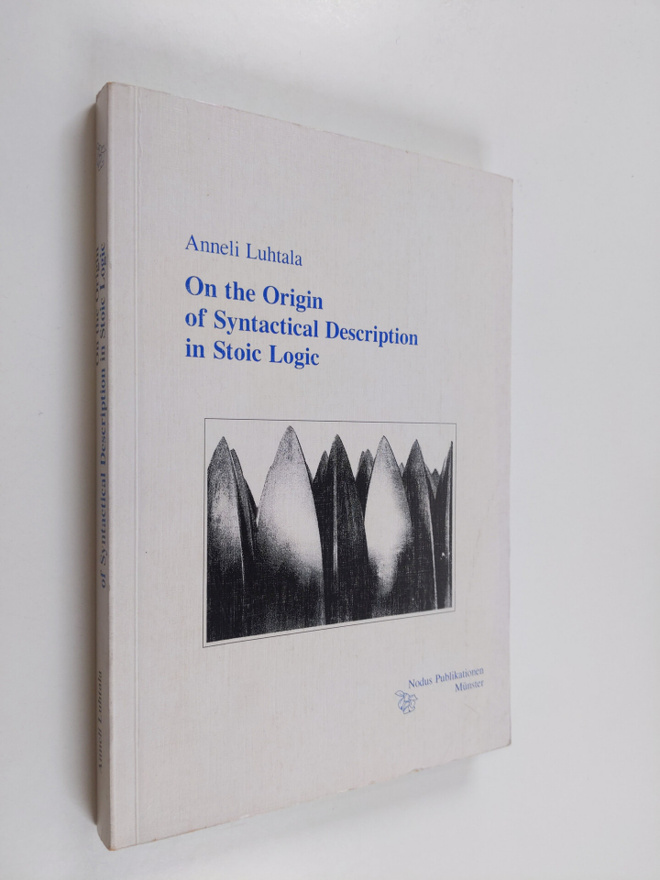 Anneli Luhtala : On the origin of syntactical description...