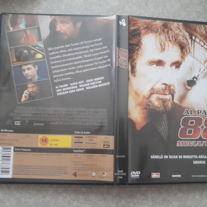 88 minuuttia dvd,al pacino