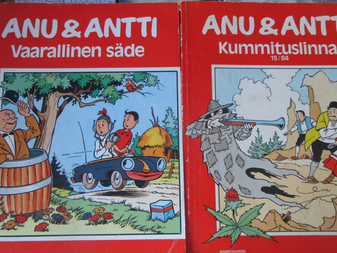 Willy Vandersteen: kaksi Anu & Antti -albumia