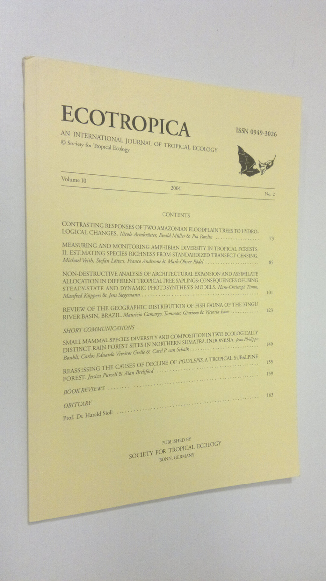 Ecotropica volume 10/2004, No. 2