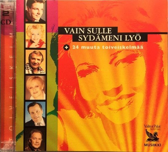 VAIN SULLE SYDÄMENI LYÖ 2CD hieno iskelmä kokoelma