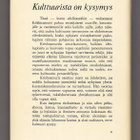 Krishnamurti: Kulttuurista on kysymys - pikkukuva 2