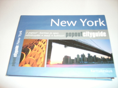 NEW YORK Popout Cityguide  matkaopas (2007) Sis.postikulut
