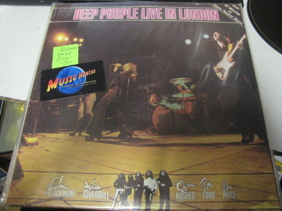 DEEP PURPLE - LIVE IN LONDON GREECE 82 PRESS EX+/EX- LP