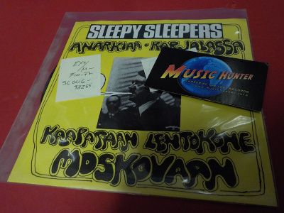 SLEEPY SLEEPERS - ANARKIAA KARJALASSA EX+/M- 7'' SINGLE