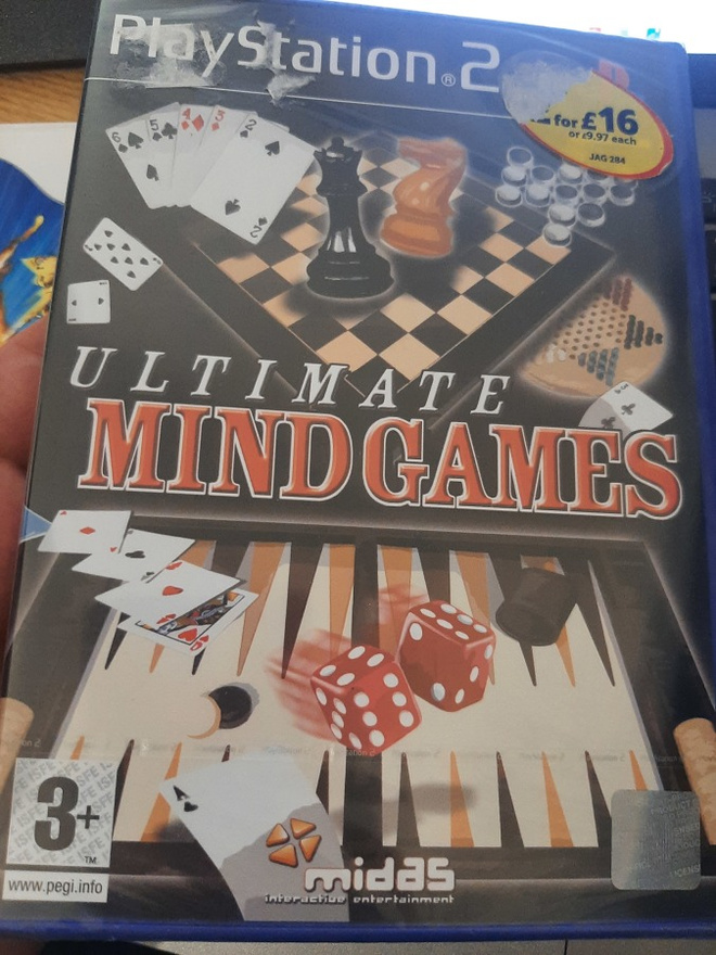 PS2 Ultimate Mindgames, avaamaton NIB