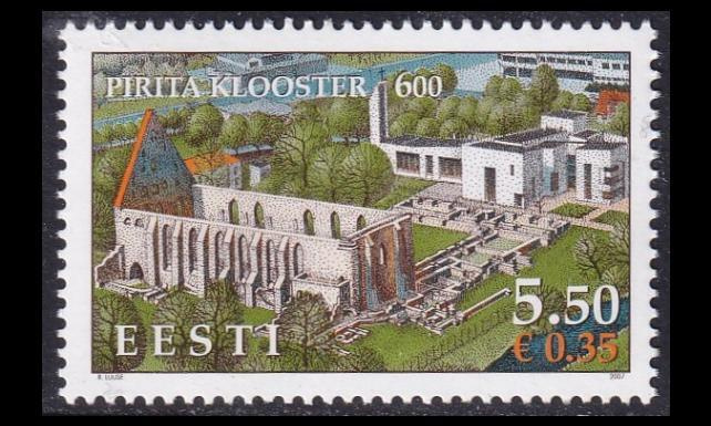 Eesti 588 ** Piritan birgittalaisluostari (2007)