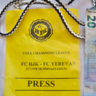 Lehdistöpassi Jalkapallo Mestareiden Liiga HJK -Yerevan 1998 - pikkukuva 1