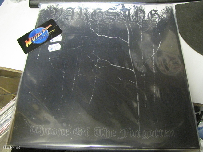 VARGSANG - THRONE OF THE FORGOTTEN LP UUSI '05 PAINOS