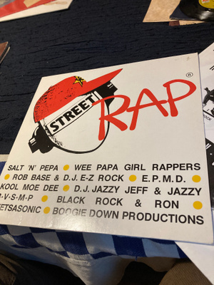 Street Rap kuvalevy Mega lp dk press nm