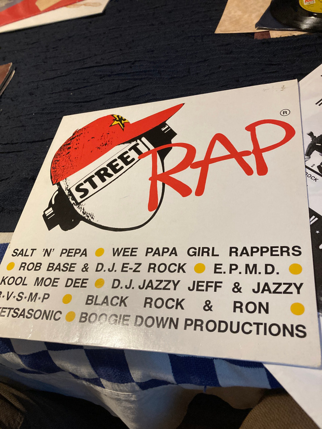 Street Rap kuvalevy Mega lp dk press nm