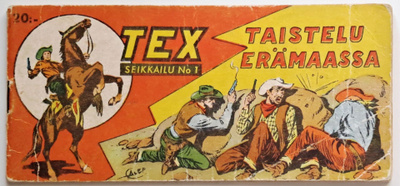 TEX liuskalehti 1 1953
