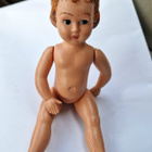 Guttaperkka vintage pieni nukke - pikkukuva 4