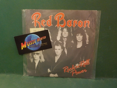 RED BARON - ROCK 'N' ROLL POWER M-/M- SWE -87 7" SINGLE
