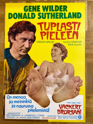 Vanha elokuvajuliste: Tuplasti pieleen