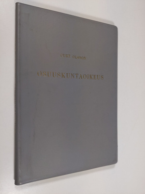 Curt Olsson : Osuuskuntaoikeus