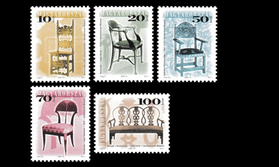 Unkari 4561-5 ** Käyttösarja istuimia (1999)