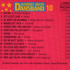 Sverges Bästa Dansband - 1996 - Vol. 10 - CD - pikkukuva 2
