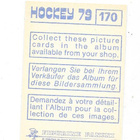 1979 Panini MM-Tarra #170 Esa Peltonen Suomi & HIFK - pikkukuva 2