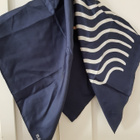 Marimekko sininen Huivi / Hartiahuivi / Kaulahuivi - pikkukuva 2