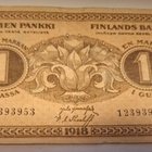1mk seteli 1918. - pikkukuva 1