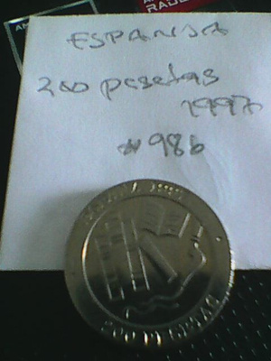 Espanja 200 pesetas 1997, km#986