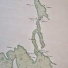 VANHA Kartta Purjeväylä Pielinen Joensuu Jakokoski 1877 - pikkukuva 4