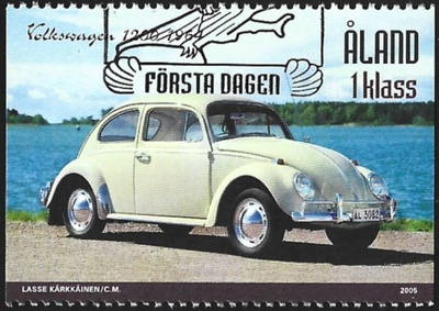 Åland 2005 Veteraaniautot  1. lk EP leima LaPe 250