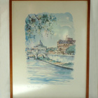 Fausto Battelli: Castel Sant'Angelo - Offset-vedos - pikkukuva 1