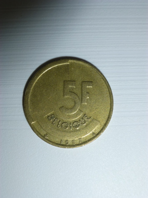 5 frangin belgian kolikko