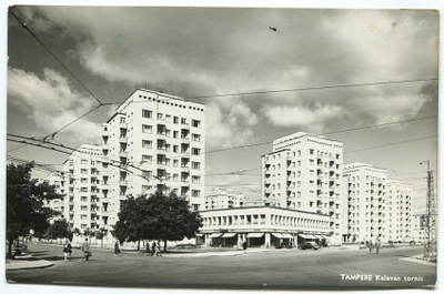 Tampere Kalevan tornit, kulkenut 1956