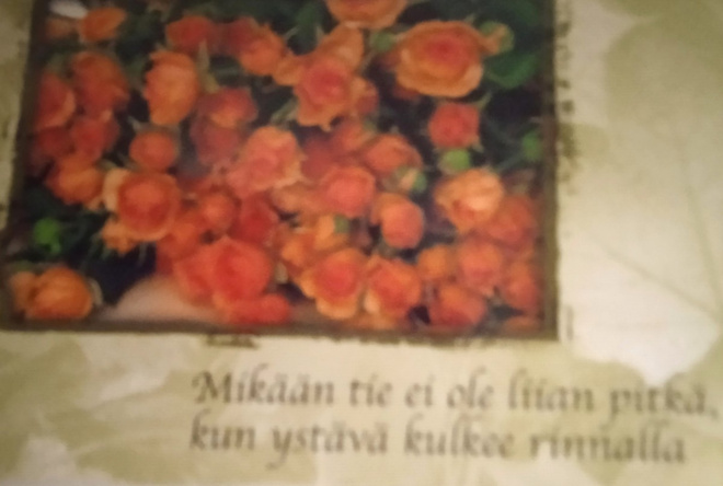 NO  1 -  mikään tie ei ole liian pitkä ...