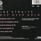** DIRE STRAITS : Love Over Gold ** remastered 1996 CD - pikkukuva 2