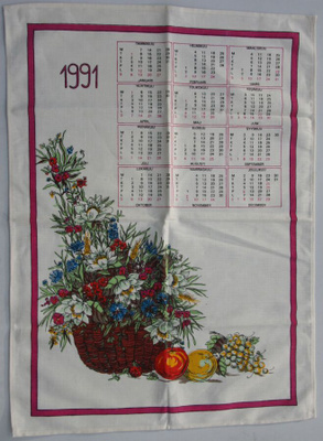 Kalenteripyyhe 1991