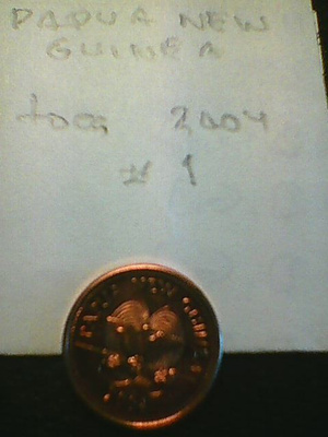 Papua Uusi Guinea 1 toea 2004, km#1