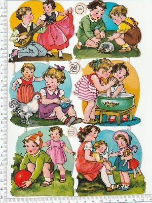 * PZB 1333, lapset leikkivät-arkki, oikea puoli *