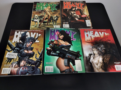 Heavy Metal sarjakuvaletiä 2007-2011 eng 17 kpl