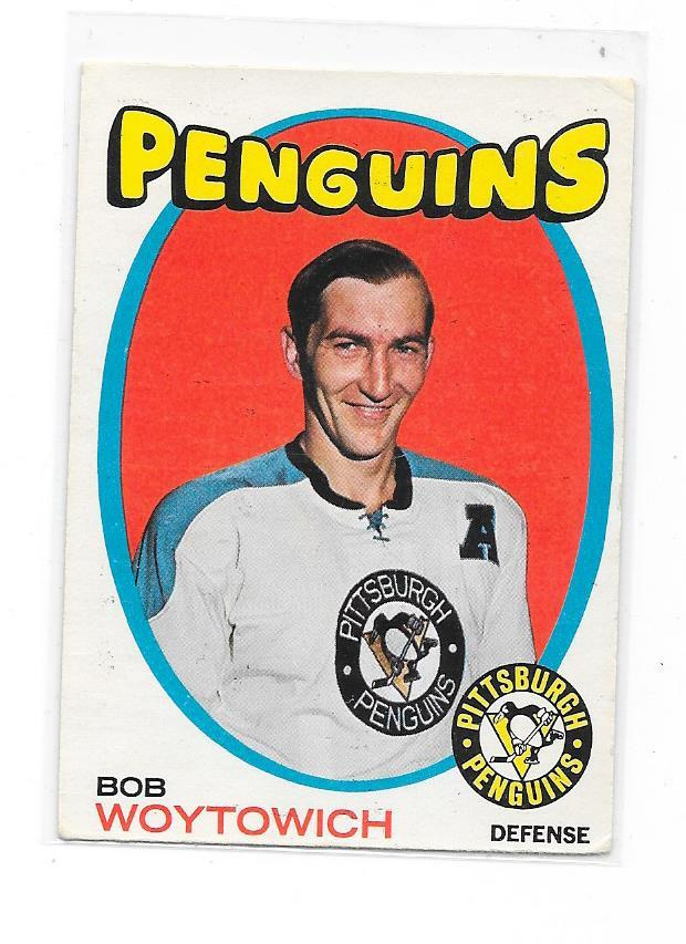 1971-72 OPC #28 Bob Woytovich Pittsburgh Penguins