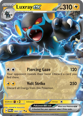 Luxray ex 068/167 - Twilight Masquerade - NM/M