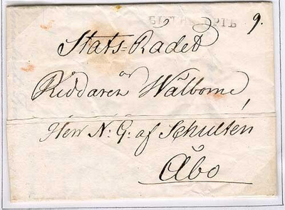 1823 kirje Porista Turkuun (sisältö)