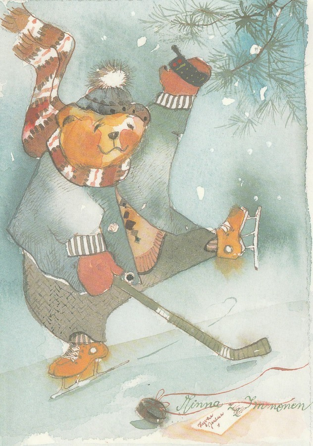 MINNA IMMONEN - NALLE PELAA JÄÄKIEKKOA