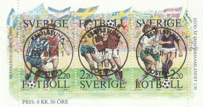 RUOTSI 1988 - Fa 1522/24 VIHKOLEHTI LEIMATTUNA