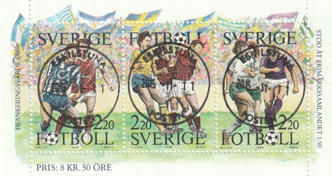 RUOTSI 1988 - Fa 1522/24 VIHKOLEHTI LEIMATTUNA