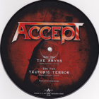 7” SINGLE PICTURE DISC Accept – The Abyss / Teutonic Terror - pikkukuva 2